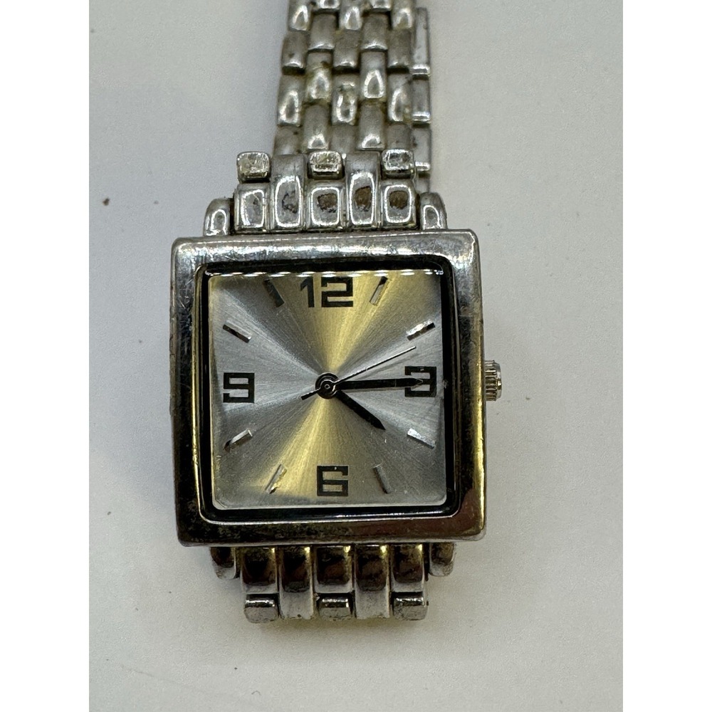 Vintage Merona FMDM141 Men's‎ Watch Square Face Japan Quartz 377 Battery